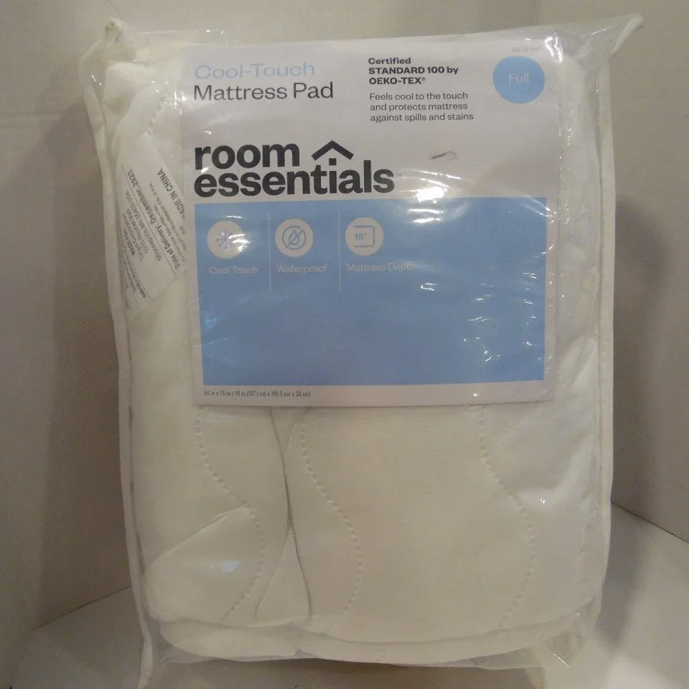 Mattress Pad Full Sized Water Proof-Cool Touch-Up to a 15